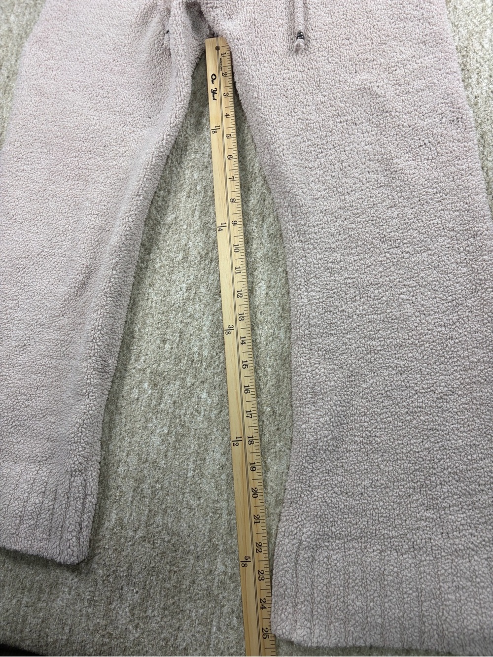 POL Cozy Wide-Leg Knit Pants Size M- Light Taupe - Picture 3 of 6